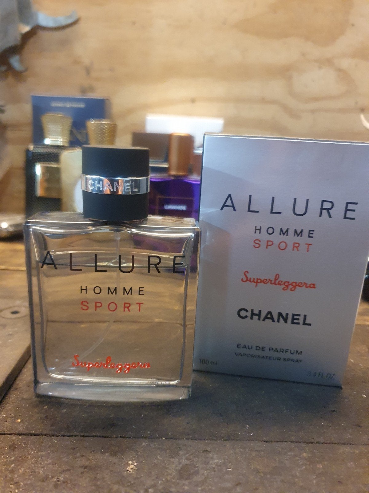 Parfum Bundelset Guerlain L'Homme Idéal & Chanel allure, Verzenden, Zo goed als nieuw