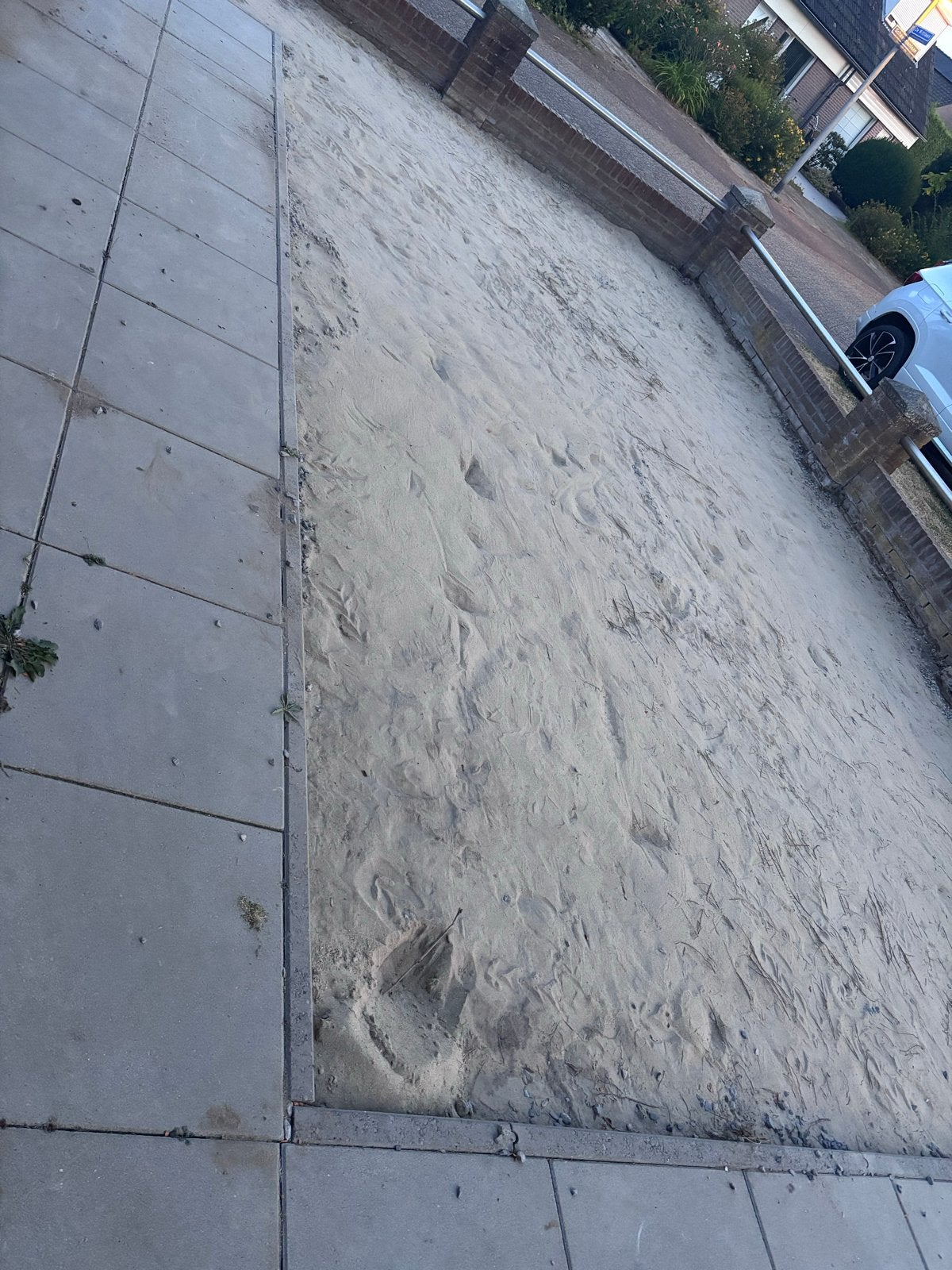 Ophoogzand, zelf scheppen, Tuin en Terras, Zand, Ophalen, Gebruikt, Ophoogzand