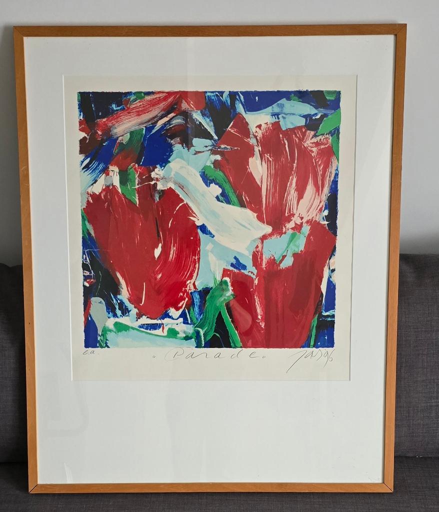 Zeefdruk JAS "Parade", Antiek en Kunst, Ophalen of Verzenden