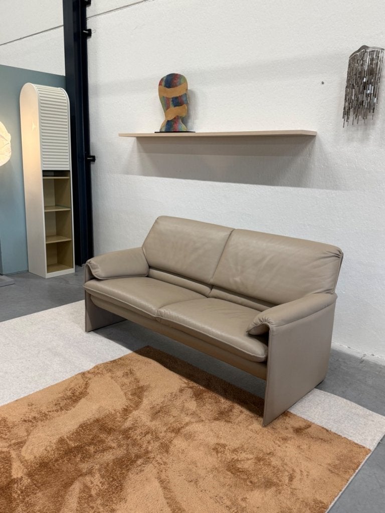 Als nieuw Leolux Bora Beta Bank 2,5 Zits Nomad leer 176, Leolux, Info@leolux.nl, 150 tot 200 cm, Tweepersoons