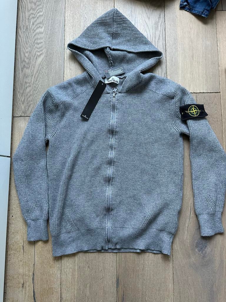 Stone Island Cardigan Vest Grijs Maat S, Kleding | Heren, Truien en Vesten, Verzenden, Zo goed als nieuw, Maat 46 (S) of kleiner