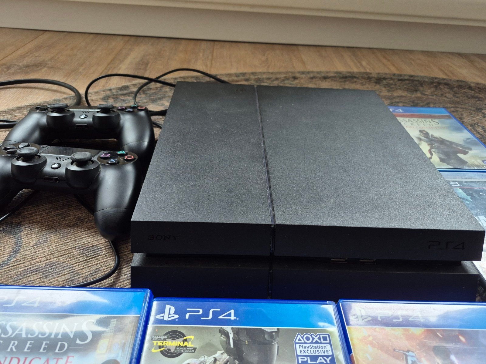 PlayStation 4 met 2 controllers en 6 games, Spelcomputers en Games, Spelcomputers | Sony PlayStation 4, Ophalen of Verzenden