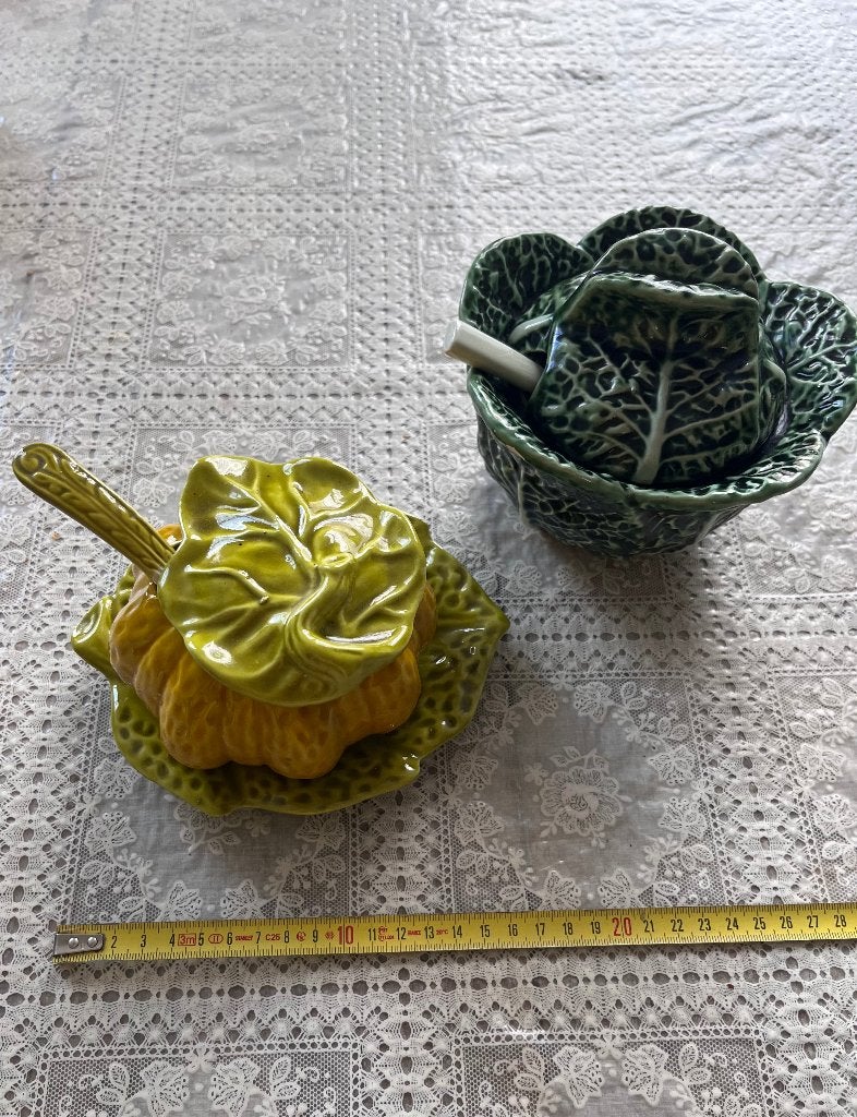 Portugees aardewerk twee bakjes, Ophalen of Verzenden