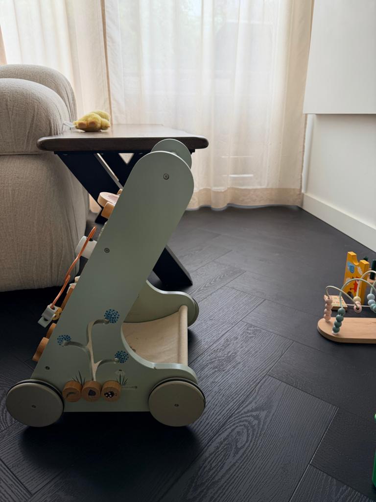 Little Dutch Houten Loopwagen met Activiteitenbord, Ophalen of Verzenden, Zo goed als nieuw, Overige typen, Met wieltjes