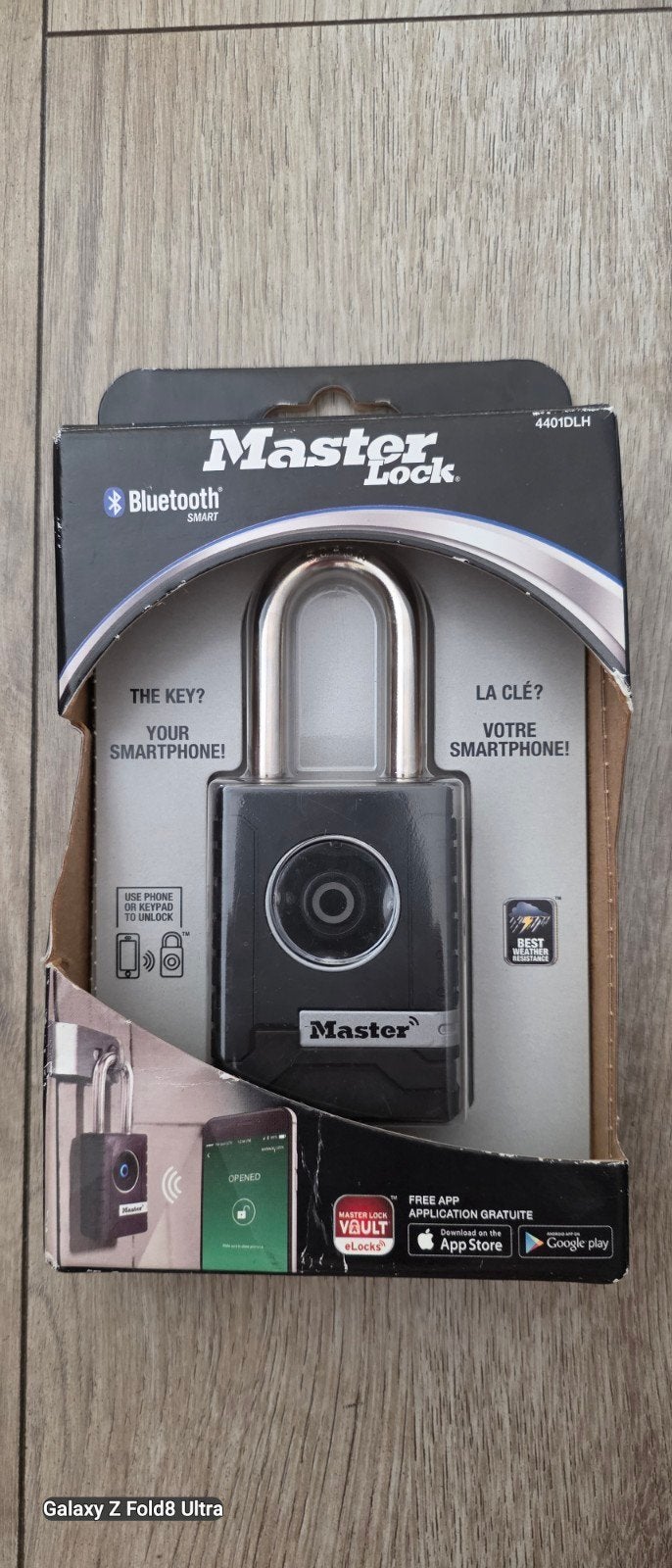 Master Lock Bluetooth Smart Hangslot 4401DLH, Ophalen of Verzenden