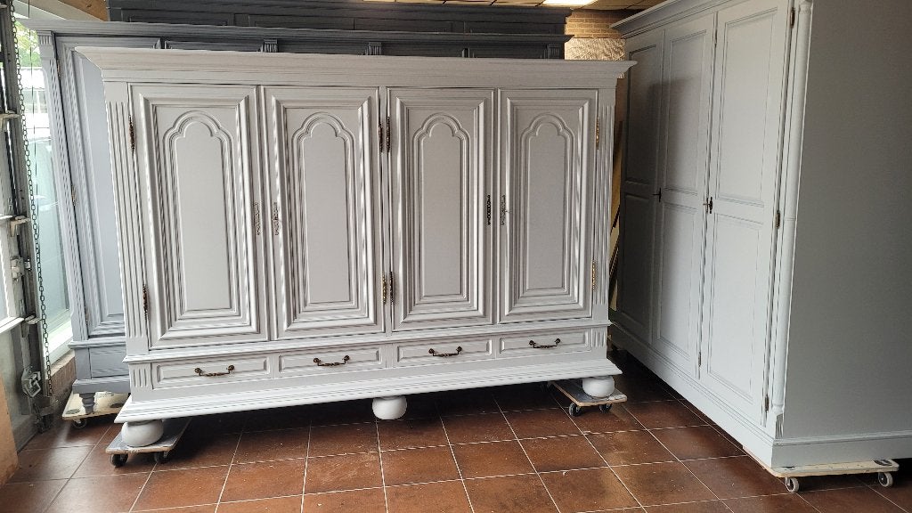 Landelijke brocante garderobe kasten, slaapkamerkasten, Ophalen, 50 tot 100 cm, Zo goed als nieuw, Minder dan 100 cm