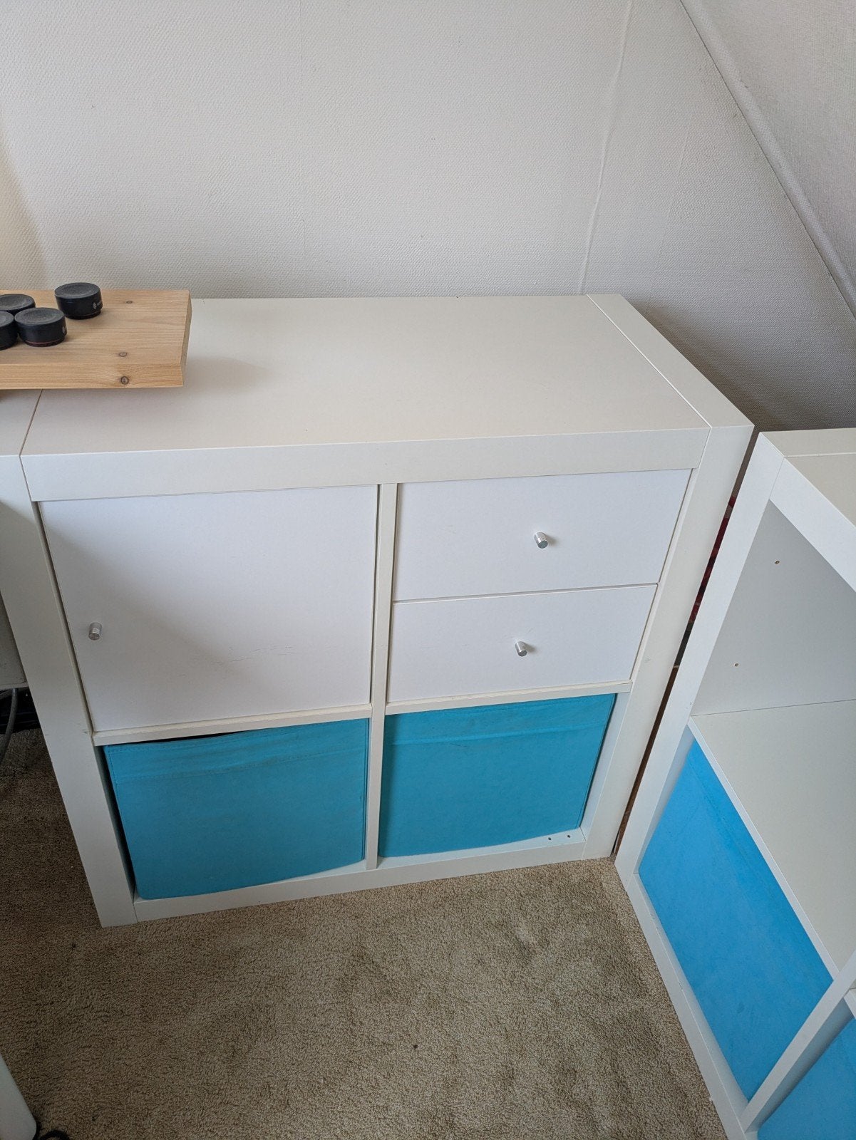 IKEA KALLAX Kast met lades en opbergboxen, Ophalen, Gebruikt