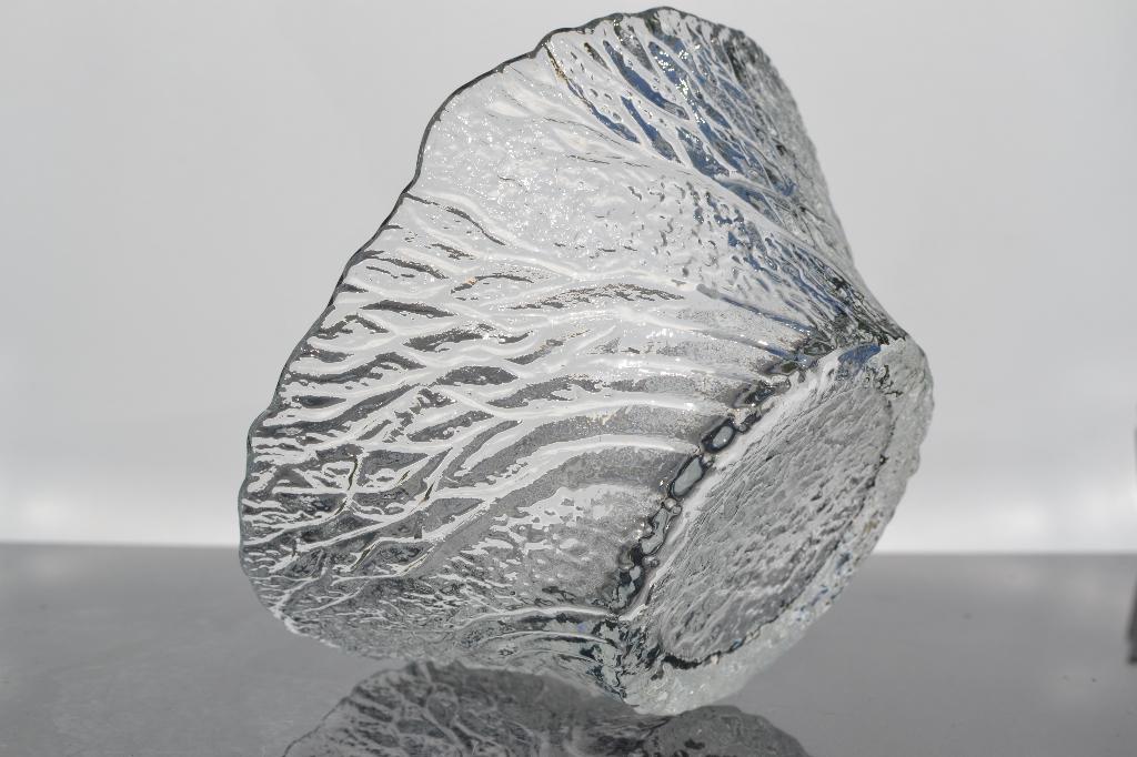 IJsglas Pertti Kallioinen Forest schalen glas Fins design, N, N, Ophalen of Verzenden, Glas
