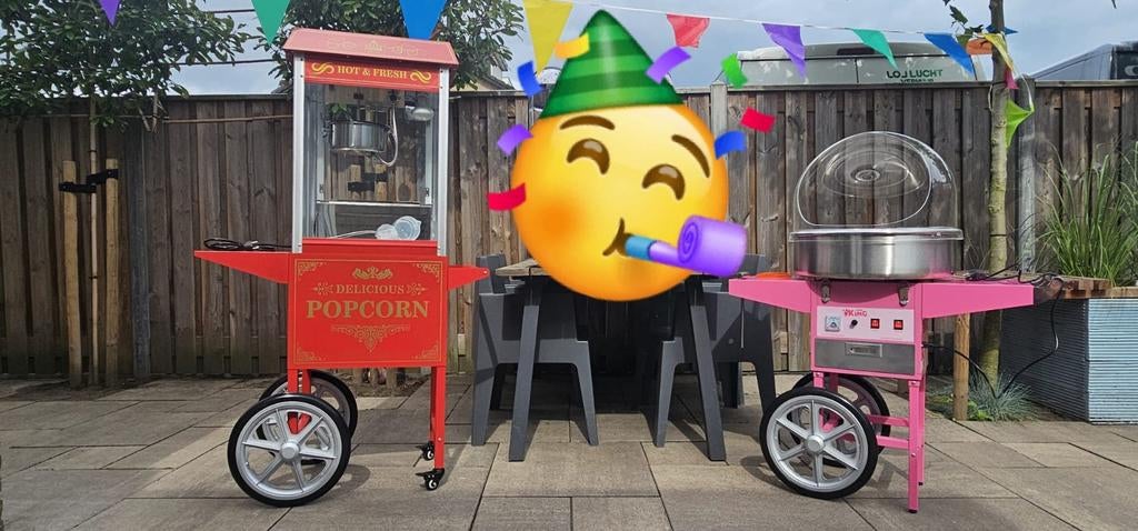 Te huur suikerspin/ popcorn machine, Ophalen, Overige