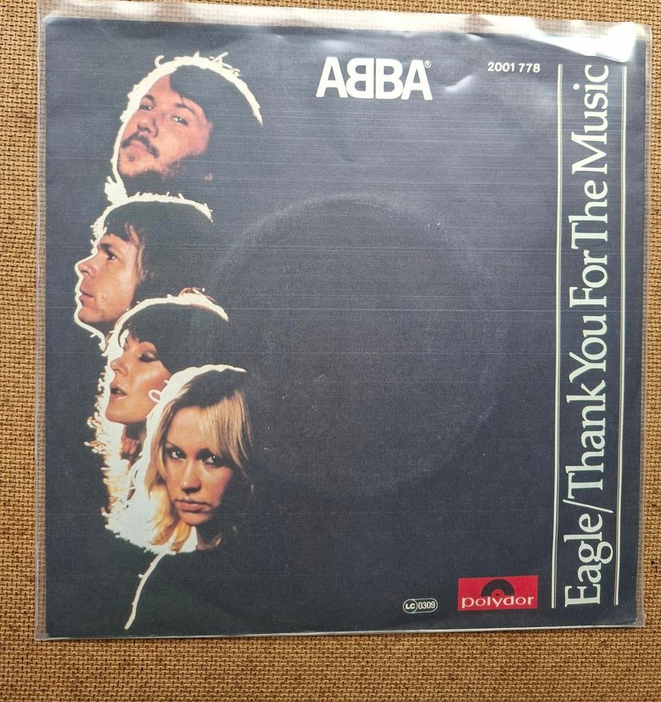 ABBA  - Thank you for the music - Single is TOP, Cd's en Dvd's, Vinyl Singles, Ophalen of Verzenden, Gebruikt, Pop