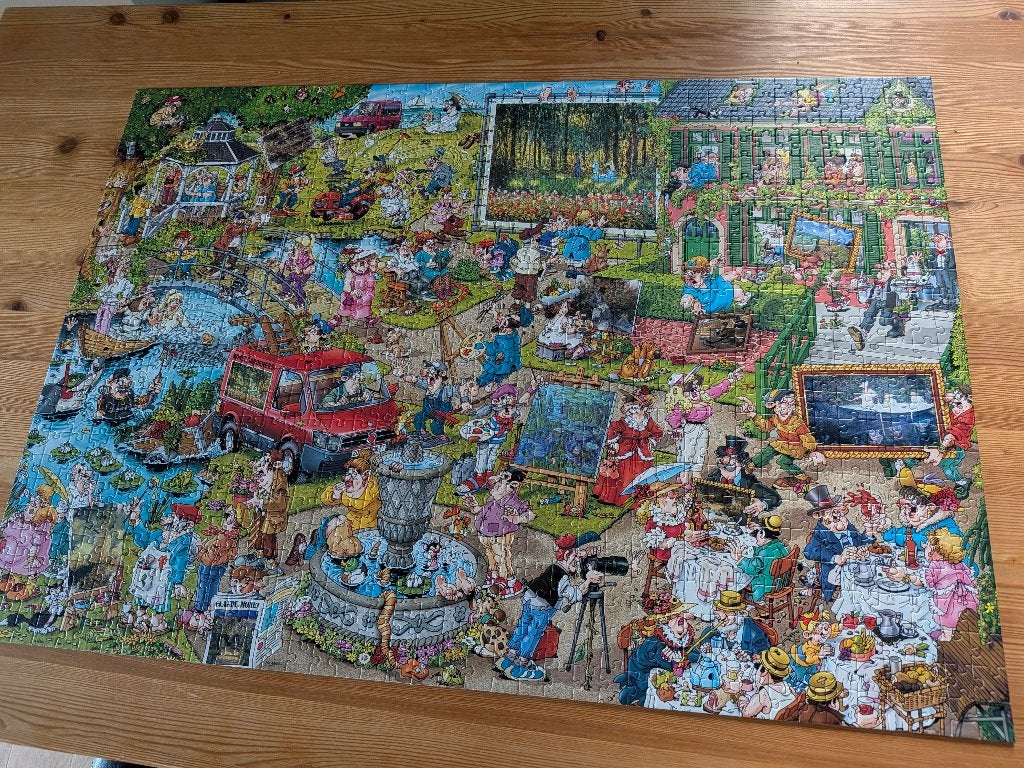 legpuzzel 1000 stukjes, Ophalen, 500 t/m 1500 stukjes, Gebruikt, Legpuzzel