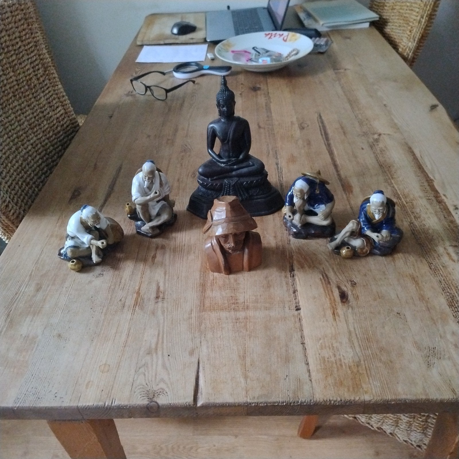Verzameling Chinese Beelden: Boeddha en Wijzen, Antiek en Kunst, Ophalen of Verzenden