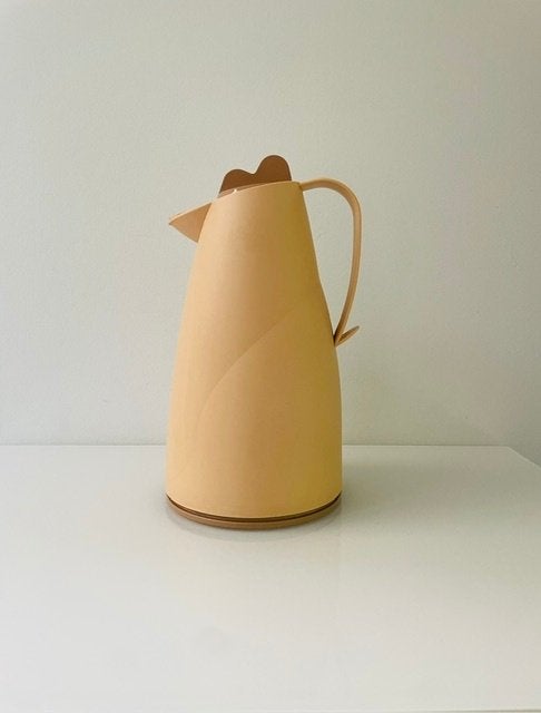 Retro Emsa Gallus thermoskan – 1 liter, Overige typen, Kunststof, Ophalen of Verzenden, Zo goed als nieuw