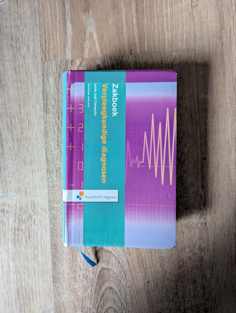 Zakboek Verpleegkundige Diagnosen - 5e druk 2018, Boeken, Studieboeken en Cursussen, Ophalen of Verzenden, Beta, Gelezen, HBO