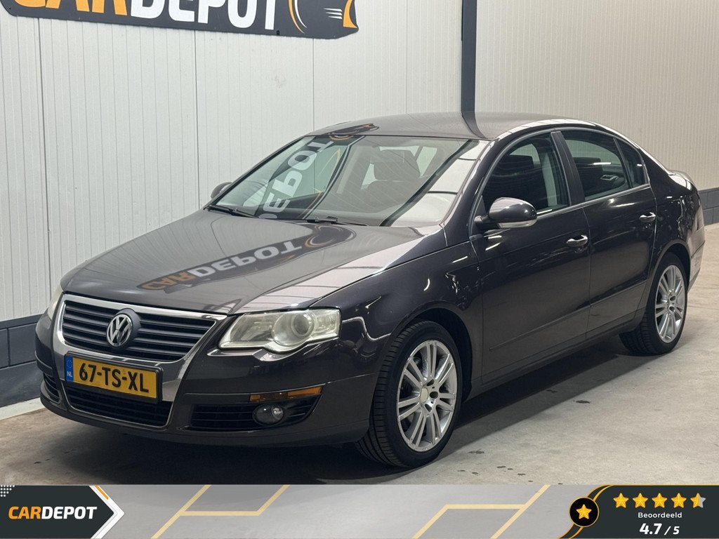 Volkswagen Passat 1.6 FSI Trendline Super Netjes Airco Vol J, Stof, Gebruikt, Zwart, 4 cilinders