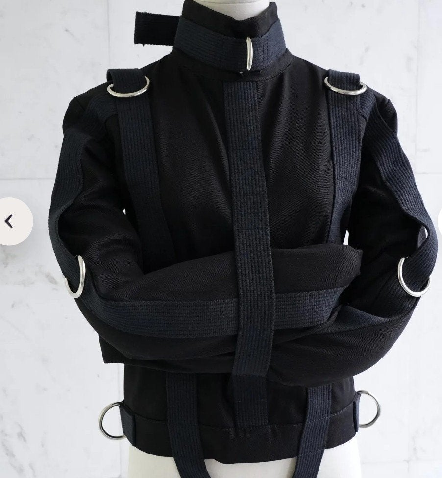 Stevige dwangbuis voor cosplay - M/L/XL verstelbaar, Maat 38/40 (M), Ophalen of Verzenden, Kleding, Overige thema's