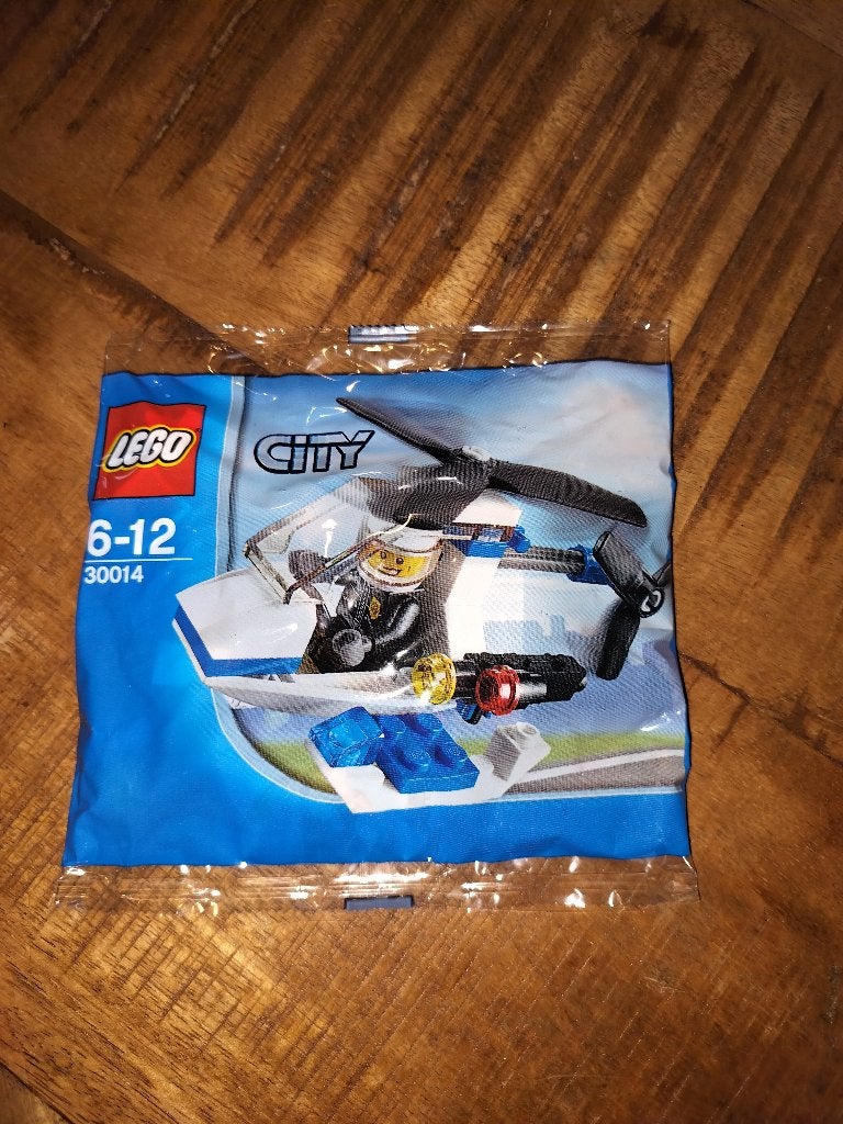 Lego City mini 30014 Politie helikopter (polybag) **NIEUW**, Lego, Nieuw, Ophalen of Verzenden, Minifiguren serie