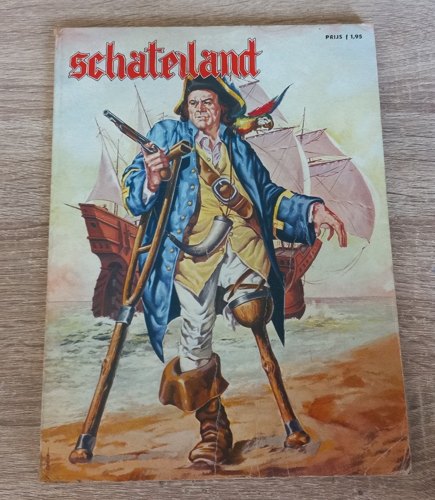 Schateiland (1965), Boeken, Gelezen, Eén stripboek, Ophalen of Verzenden, Stevenson