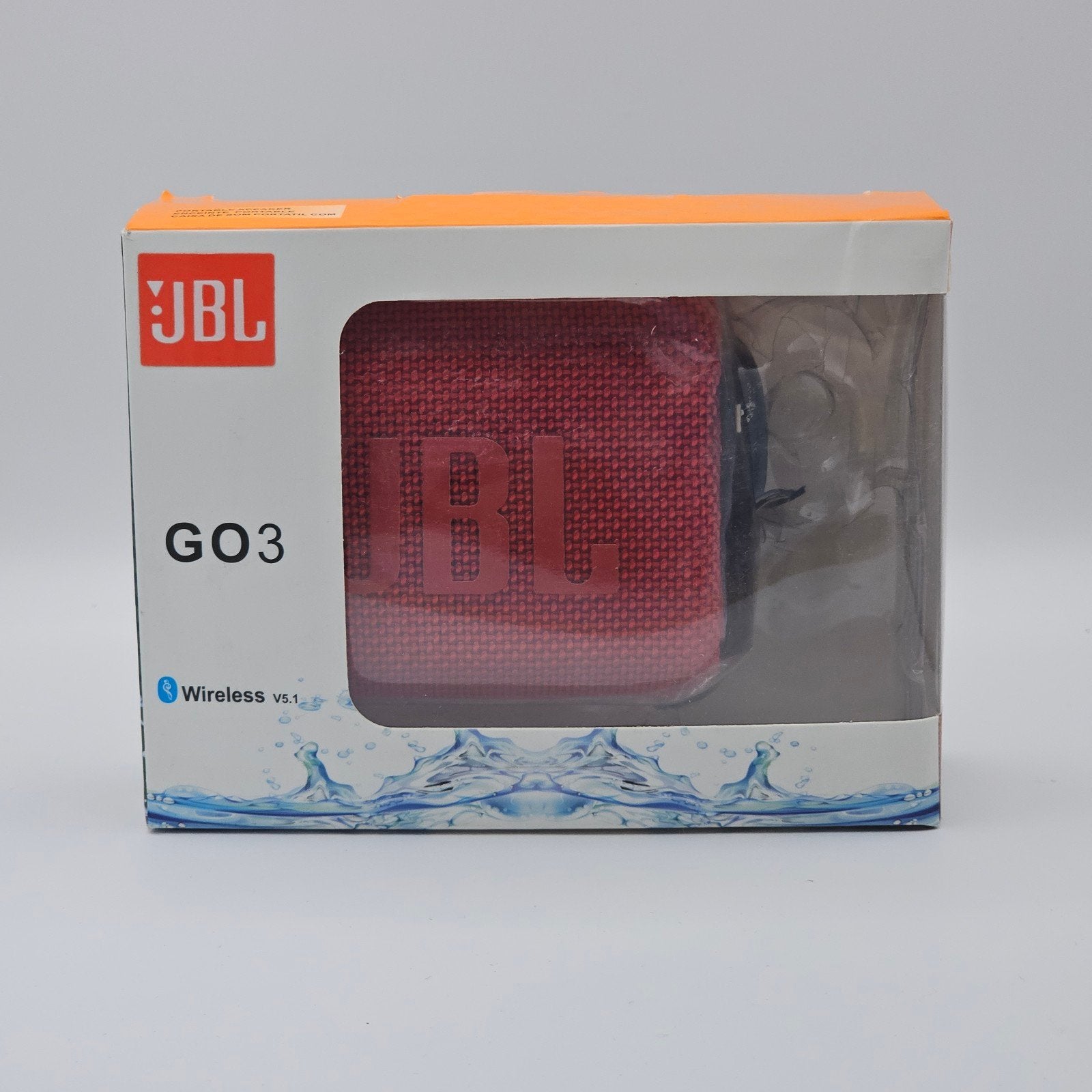 JBL Go 3 Draagbare Bluetooth Speaker - Rood, JBL, Overige typen, Nieuw, Ophalen of Verzenden