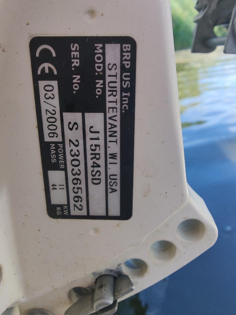 johnson 15 pk, Ophalen, Gebruikt