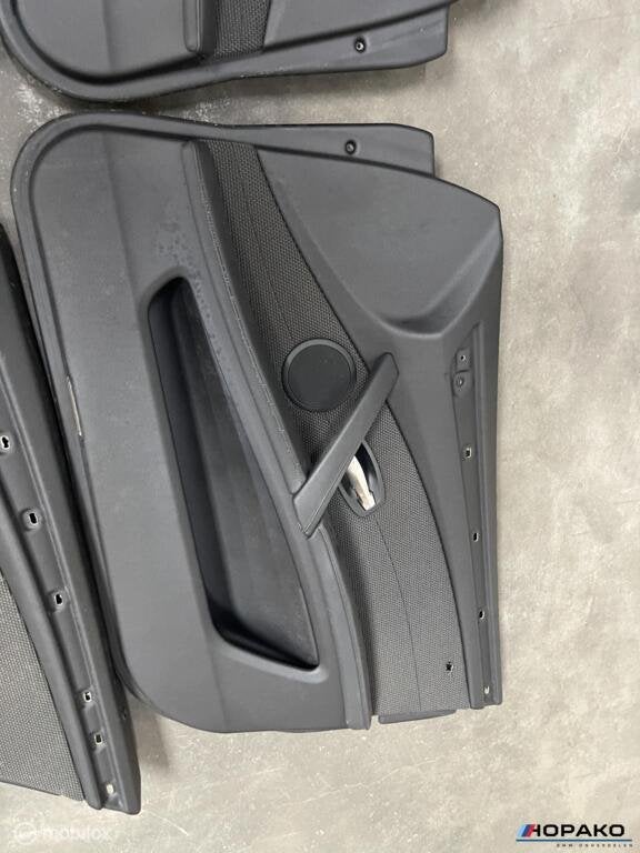 Deurpanelen set zwart half leder BMW 5 serie E60 E61 LCI, Auto-onderdelen, Interieur en Bekleding, Gebruikt, Einsteinlaan 5 rijswijk