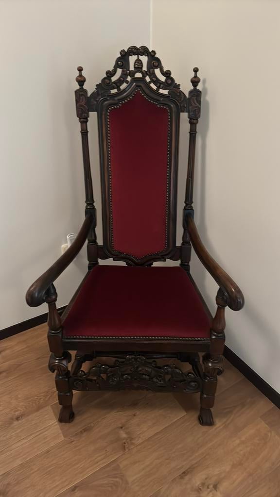 Antiek arm stoel, Ophalen