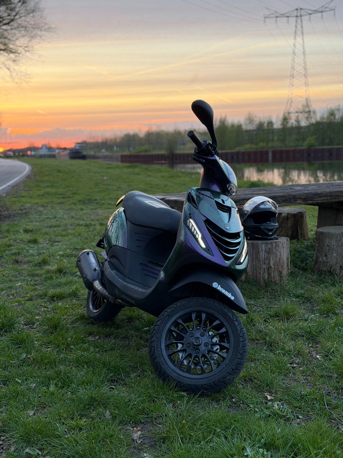 Zip 172cc full malossi AC stage 1, Ophalen, Zo goed als nieuw, Benzine