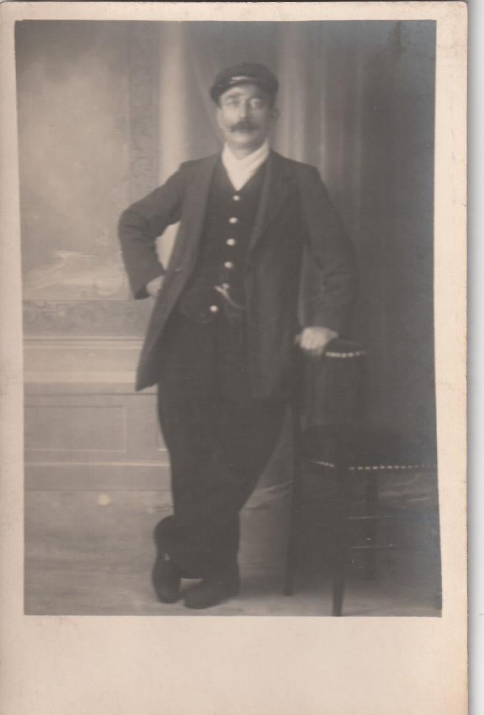 fotpkaart  -   man, Verzenden, Voor 1940, Zo goed als nieuw
