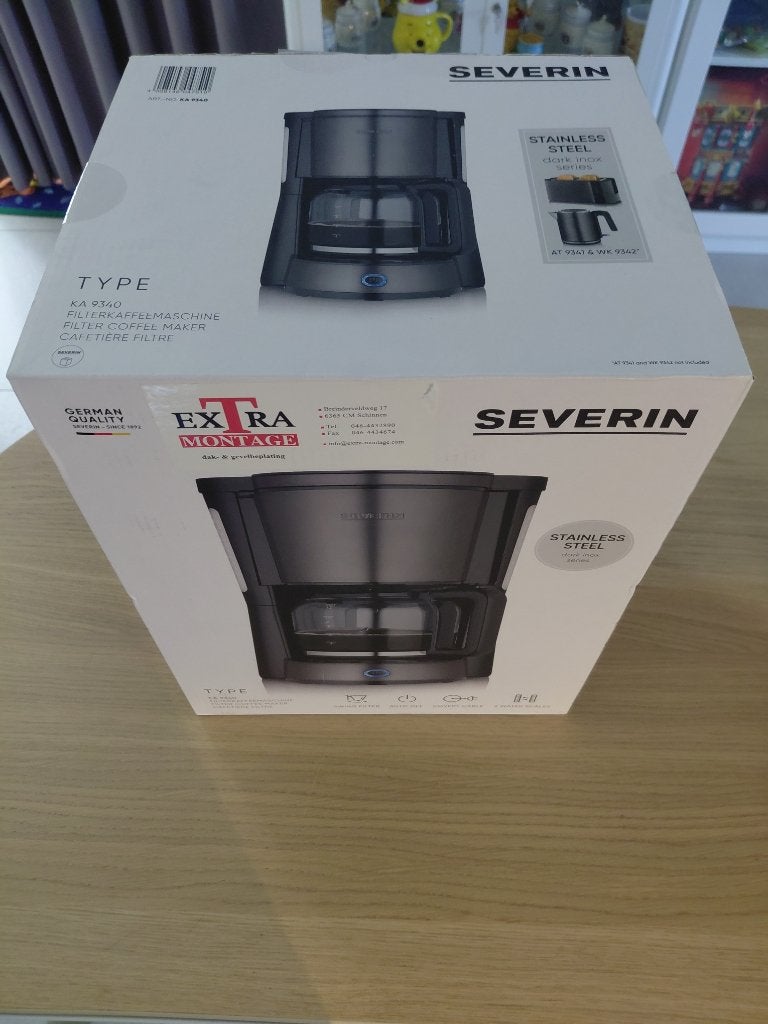 severin filter koffiemachine type KA 9340, 10 kopjes of meer, Ophalen of Verzenden, Nieuw, Koffiemachine