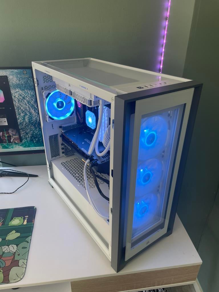 White Gaming PC | RTX 3070 | Ryzen 7 5800X | 32GB RAM | WiFi, Ophalen, 32 GB, Zo goed als nieuw, Gaming