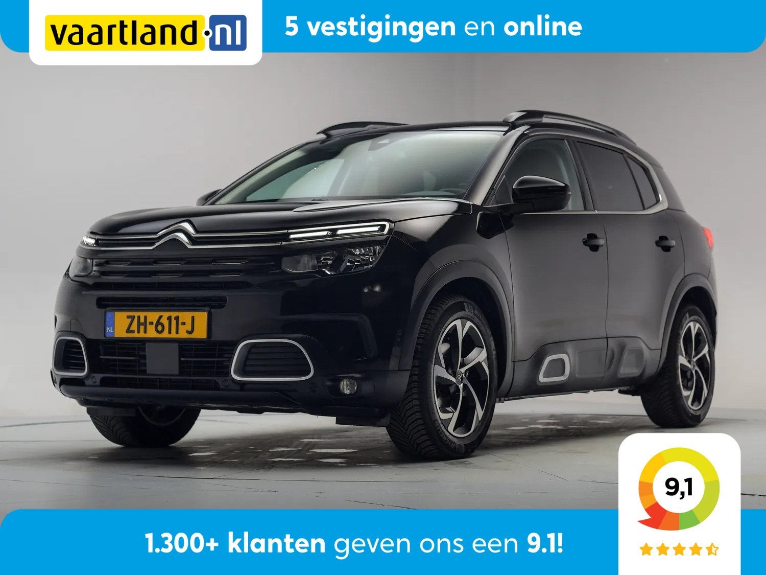 Citroën C5 Aircross 1.2 PureTech Feel [ Navi Apple/Android, 1350 kg, Gebruikt, 1199 cc, C5 Aircross