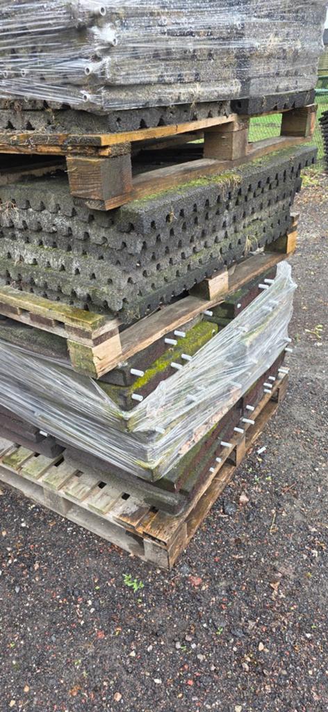 Rubbertegels/stalmatten 100x100x4,5, Ophalen of Verzenden, Rubber, Overige typen