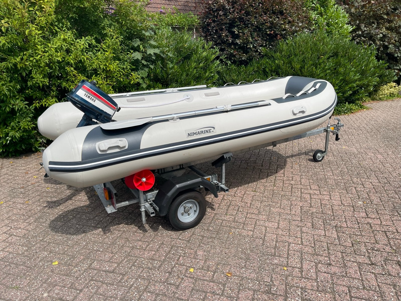 Nimarine 350 rubberboot + Yamaha 5pk buitenboordmotor, Watersport en Boten, 5 pk, 1 m, 3 m, Ophalen