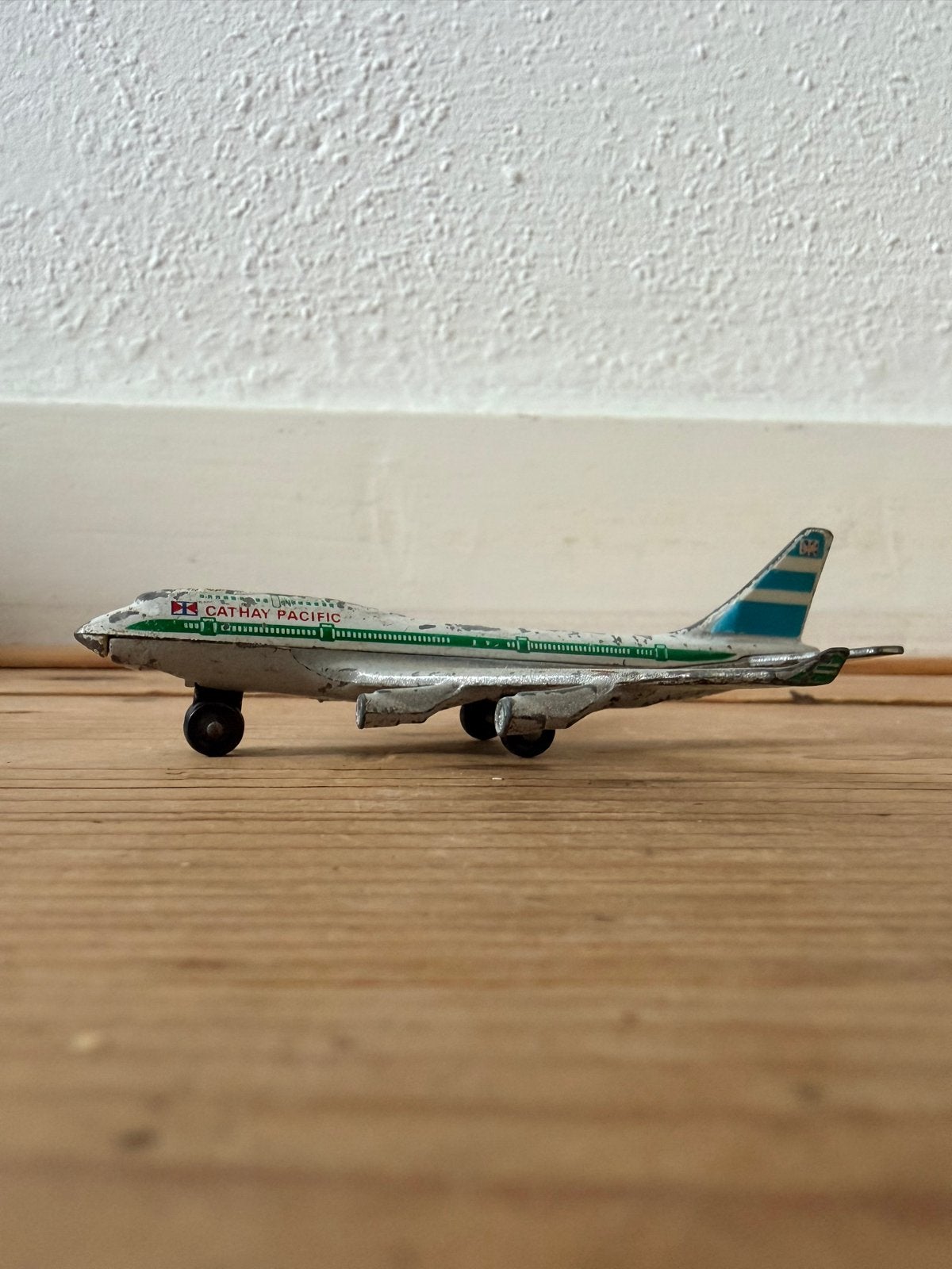 Vintage Matchbox Cathay Pacific Boeing 747-400 Vliegtuig, Ophalen of Verzenden