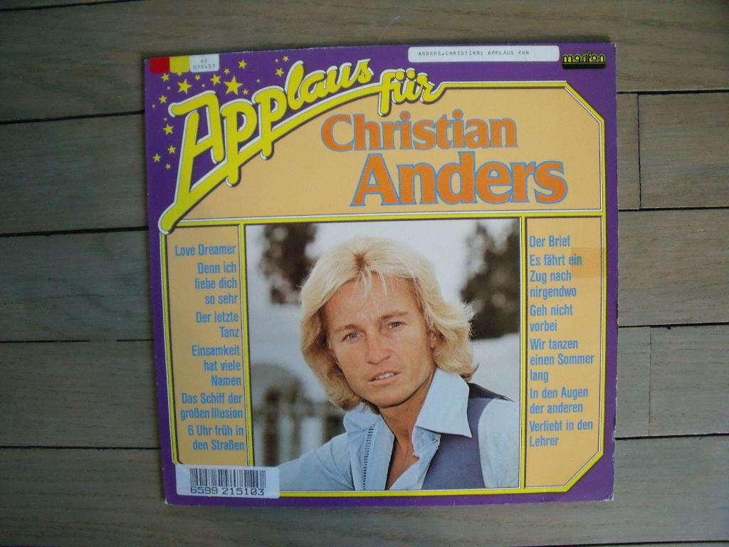 Christian Anders - Applaus für Christian Anders, Cd's en Dvd's, Ophalen of Verzenden, Gebruikt, 12 inch
