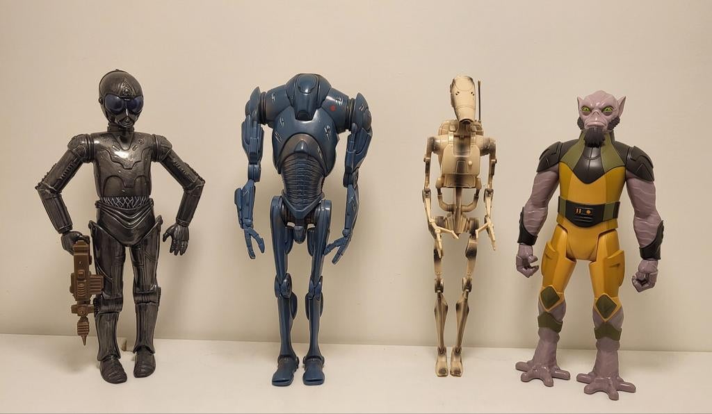 Star Wars Hasbro Actiefiguren 30 cm met wapens  9 stuks, Verzamelen, Ophalen of Verzenden, Gebruikt, Actiefiguurtje