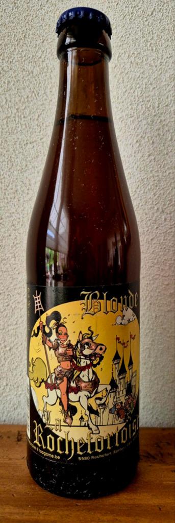1998 fles blond bier ROCHEFORIOISE Rochefort België. Verzame, Verzamelen, Biermerken, Ophalen of Verzenden, Zo goed als nieuw