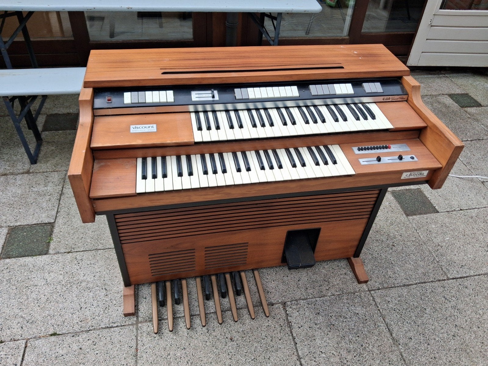 Viscount orgel, voor reparatie of decoratie, Muziek en Instrumenten, Orgels, Gebruikt, Orgel, 2 klavieren, Ophalen of Verzenden