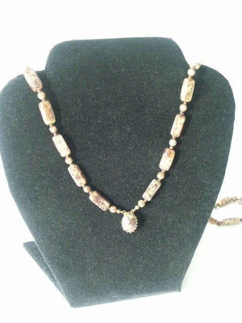 Ketting, Ophalen of Verzenden, Zo goed als nieuw, Bruin, Overige materialen