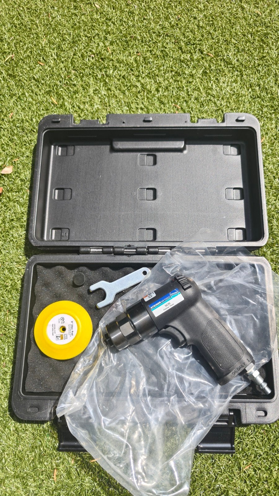 Steiner Air Tools Luchtdruk Poetsmachine - Zo goed als nieuw, Doe-het-zelf en Verbouw, Ophalen of Verzenden, Zo goed als nieuw