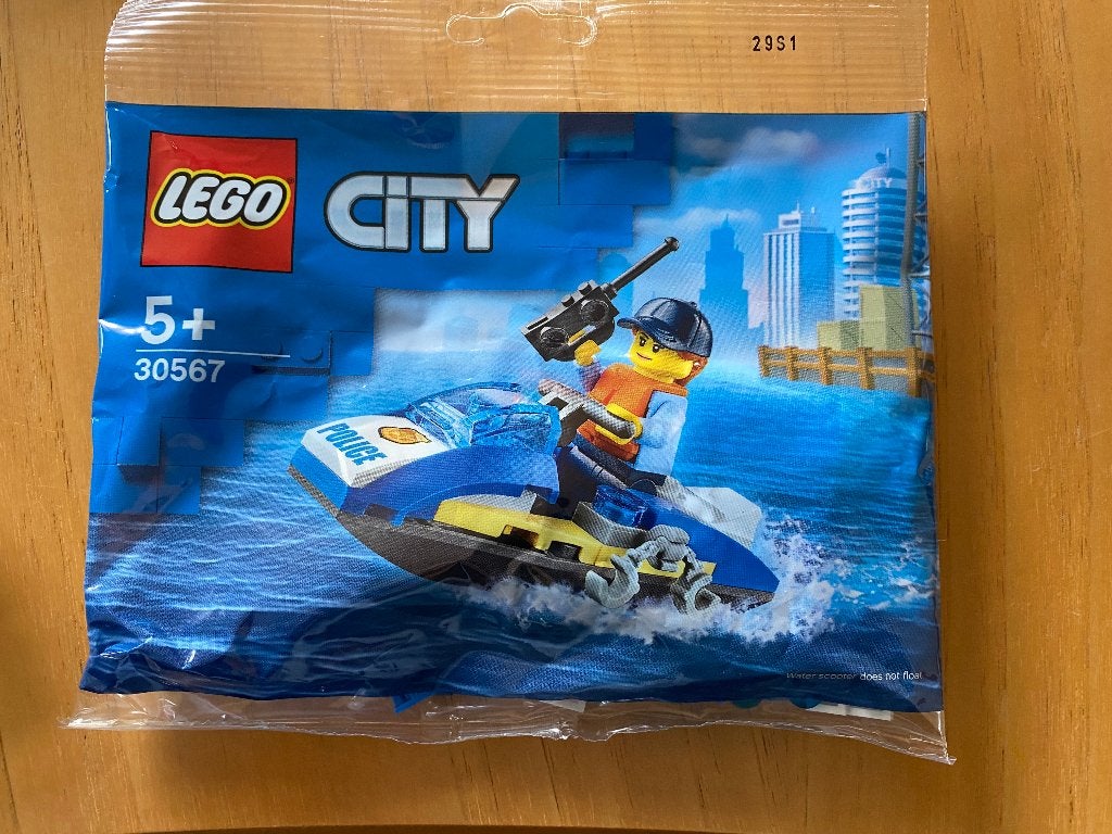 Lego 30567 City  Politie waterscooter, Ophalen, City, Lego, Nieuw