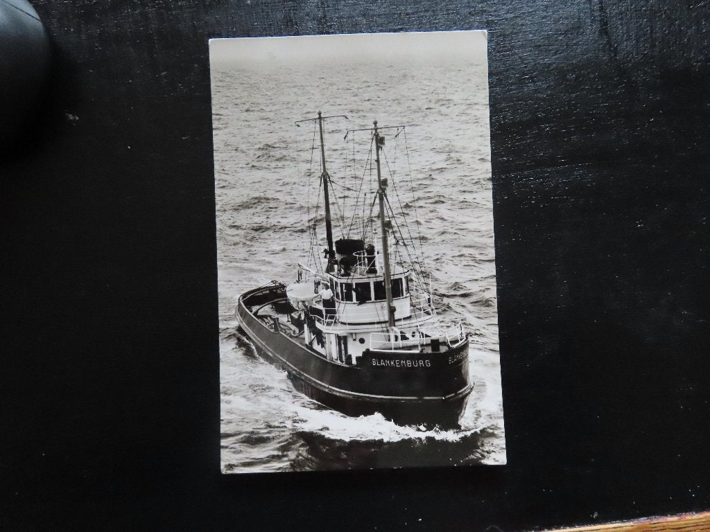 ansichtkaart sleepboot "Blankenburg" Smit & co, Ophalen of Verzenden, Gebruikt, Motorboot, Kaart, Foto of Prent