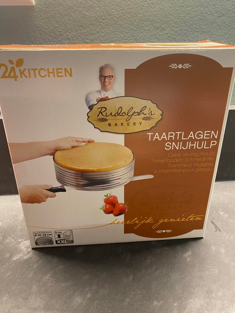 Taartsnijder van Rudolf’s bakery, Overige typen, Zilver, Ophalen of Verzenden, Zo goed als nieuw