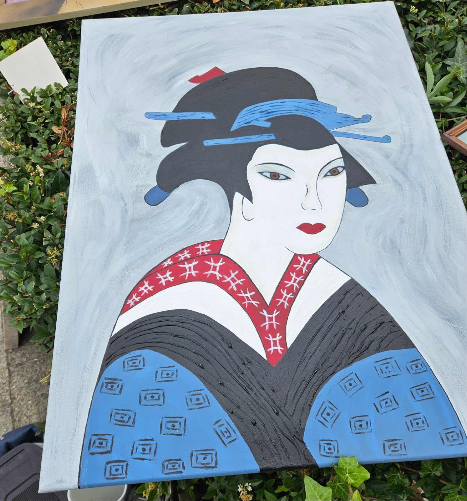 Schilderij met Geisha, Ophalen, Schilderij