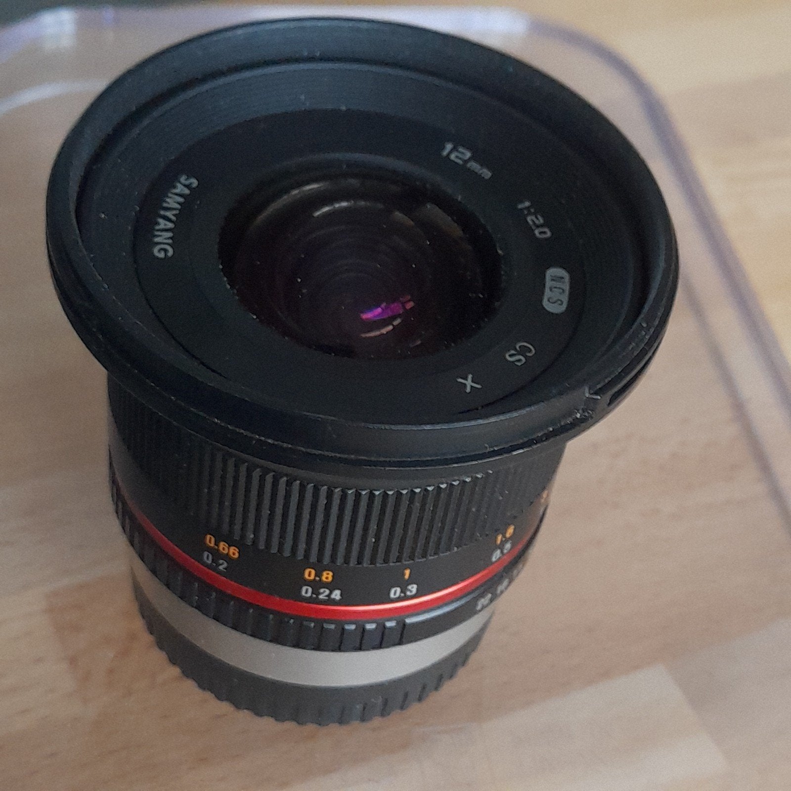 Samyang 12mm f/2 NCS CS voor Fujifilm X-mount, Audio, Tv en Foto, Samyang, Handmatige focus, Zo goed als nieuw, Fujifilm X-mount
