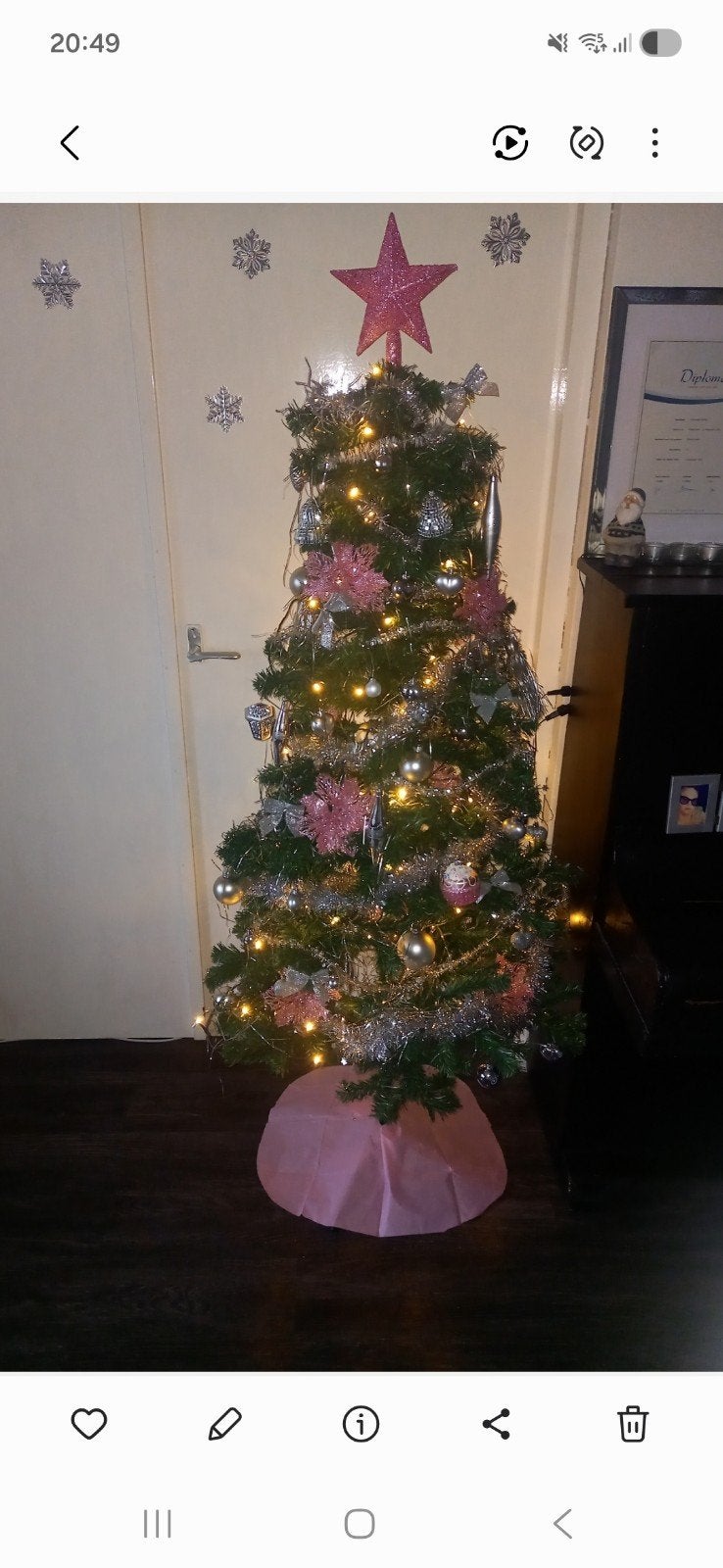 Kunst kerst boom, Diversen, Kerst, Ophalen of Verzenden