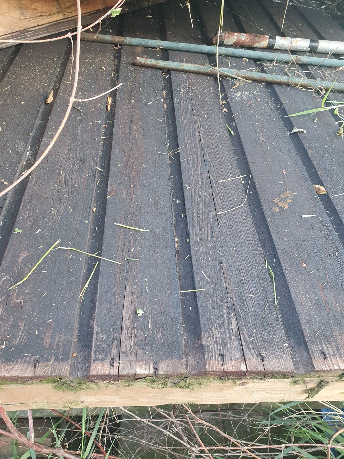 Schuur panelen GRATIS moet zsm weg!, Ophalen, Gebruikt, Minder dan 180 cm, Palen