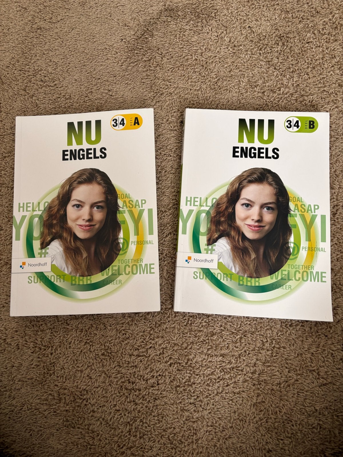 NU Engels 34 A en B - Noordhoff (Zo goed als nieuw), Ophalen of Verzenden, Zo goed als nieuw, Non-fictie