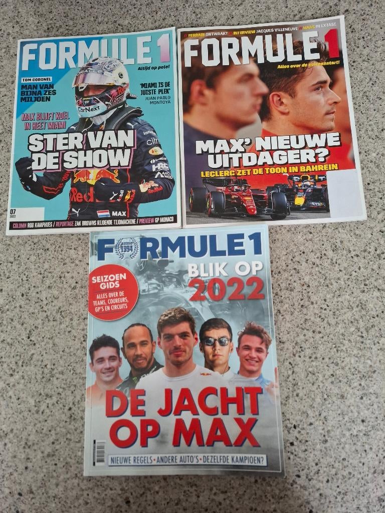 FORMULE 1, 3 STUKS, Ophalen of Verzenden, Zo goed als nieuw, Sport en Vrije tijd
