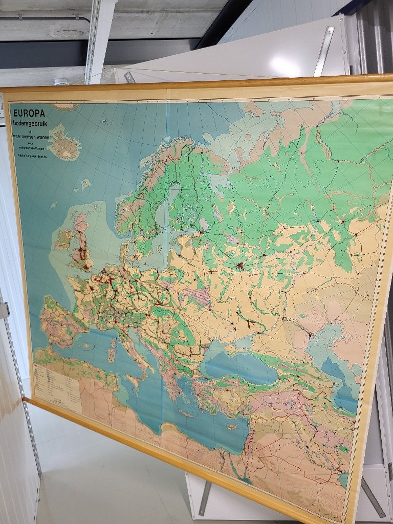 schoolplaten en landkaarten, Ophalen, Aardrijkskunde